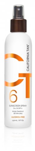 California tan dry oil spray, spf 6, 8 ounce