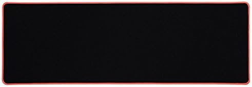 Hongtai Gaming Mouse Pad Large Size ( 900x300x3mm ) Extended Gamer Mouse Mat with Non-slip Rubber Base, Special-Textured Surface, Support for Computer, PC and Laptop - Black&amp;Red