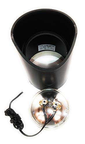 Best Pro Lighting Low Voltage Garden Outdoor Light Landscape Lighting Black Well Lights with - 25 Watt Halogen Bulb - Thumbnail 3