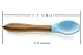Avanchy Bamboo & Silicone Infant Training Spoons, BPA Free - Soft Tip, Easy on Gums, First Stage Feeding Utensils for Baby-Led Weaning, Self-Feeding, 5 Spoons + 5 Forks