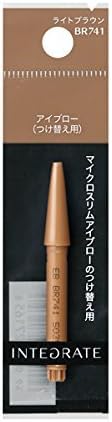 Shiseido Integrate Micro Slim Eyebrow Refill -Brown-BR741 by Shiseido Integrate