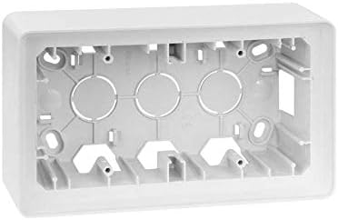 Simon 8200760-030 - Caja Superficie 2 Elem. Blanco: Amazon.es: Bricolaje y herramientas