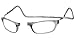 CliC Magnetic Closure Reading Glasses XXL with Adjustable Headband Smoke 1.25