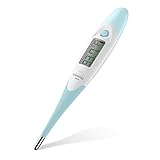 Little Martin's Digital Medical Thermometer for Oral Armpit & Rectal Temperature Reading - Fast Accurate Clinically Tested - Built-In Fever Alarm - Water Resistant - for Infant Baby Toddler Kids