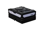 Odyssey FFX2RCDJBL Flight Fx2 Series Large format Tabletop CD/Digital Media Player Case with Front and Right Side LED Panel