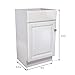 Design House 531723 Wyndham Ready-To-Assemble White 1 Door Vanity, 18-Inches Wide by 31.5-Inches Tall by 16-Inches Deep