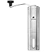 LimeHus Manual Coffee Grinder - Adjustable, Quiet Mechanism with Conical Ceramic Burr Mill - Precision Grinding, Powder to Coarse Grounds - Use with Any Coffee Maker - Modern, Brushed Stainless Steel