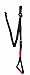 Singing Rock Footer Ascender Sling,Black/Red