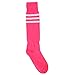 Tube Socks Stripe, saounisi Unisex Knee High Football Soccer Volleyball Baseball Cheerleading Team Socks 2/6/10 Pairs