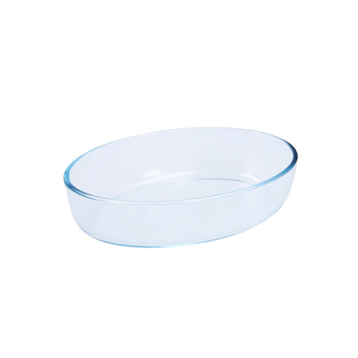 Pyrex Essentials Glass oval Roaster high resistance 26x18x6 cm, Mother-of-pearl