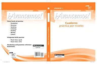 Avancemos: Cuaderno, Practica por niveles, Student Edition, Level 1 (Spanish Edition)