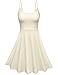 ZENNESSA Women's Cocktail Dress Sleeveless Cami Skater Garden Party Flare Mini Dress