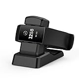 Myriann Fitbit Charge 3 Charger Stand, Replacement Charging Stand Charging Cradle Dock Adapter Holder Compatible for Fitbit Charge 3