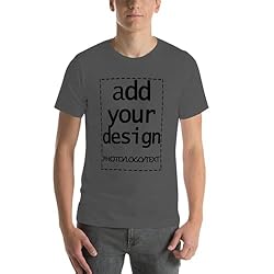 Custom Mens t Shitr Add Your Own Logo Text Photo