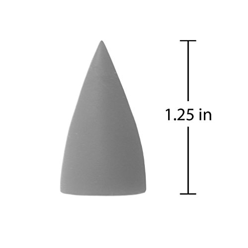 &Sane 2 Packs of 1.25 inch Small Gray Rubber Spikes (12 Count) for Helmets, Cosplay, Props, Arts and Crafts - Safe for Kids Age 5+ - DIY Glue on - Thumbnail 2