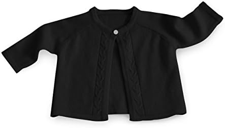 Lotus Springs Baby Sweater Milk Cashmere Black 6-12 Mos