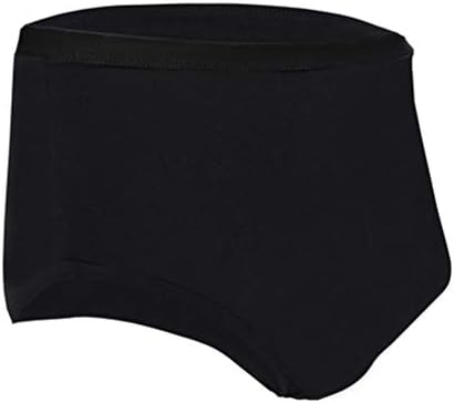 Mens Protective Waterproof Incontinence Pants, Black, L