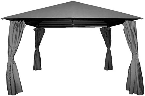 Columbus Metal Gazebo 3 x 4M Grey