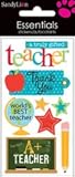 Sandylion Essential Handmade Sticker, Large, A Truly Gifted Teacher