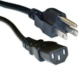 Huetron AC Power Cord Cable 6FT for Toshiba LCD TV (Specific Models Only)