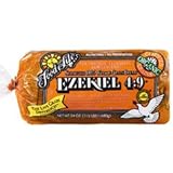 Food for Life - Ezekiel 4:9 Bread, Sprouted Whole Grain Bread, (Vegan, High Fiber & Sprouted Grains), Buy SIX Loaves and SAVE, Each Loaf is 24 Oz (Pack of 6)