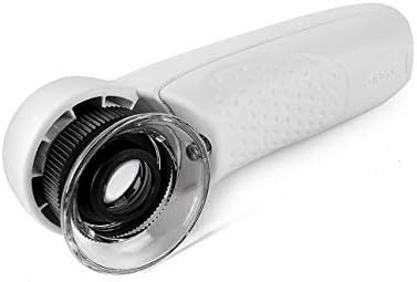 FANGJING LED Reading Magnifier with 2 High-brightness LED Lights, Lightweight, Hand-held Lighting HD Magnifying Glass 45x, 20mm Glass Lens for Reading And Exploring