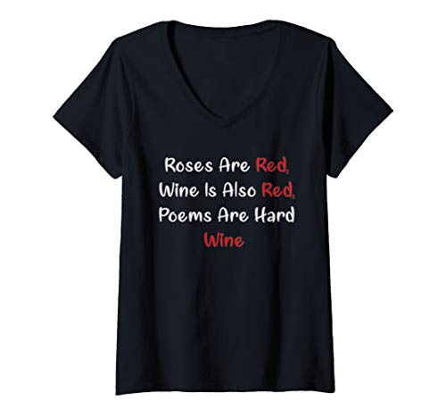 Roses are red, Wine Is Red Outfits by ZRK Womens Roses Are Red, Wine Is Red, Poems are Hard 
