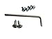 Rear License Plate Base Mount Bracket for BMW 4 Series 5 Series 6 Series i3 X Series + 6 Unique Screws & Wrench