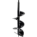 Auger Post Hole Digger Bits 10" x 32" Deep Professional Fence Holes 3/4" Shaft - Perfect for Quickly Digging Holes to Install Fence Posts, Decks, Planting Trees, Shrubs, Ice Fishing, and More!