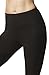 TLC Sport UK Women's Lightweight Sculpting Compression Waisted Yoga Trousers Pants Black