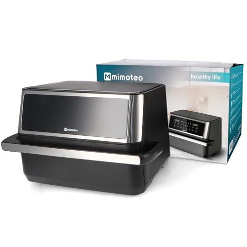 - Doppio Touch 11L (5,5+5,5L) Friggitrice ad Aria Doppia Senza Olio, 2850W, 10 Menu, Touch Screen, Timer Regolabile 60 Minuti, 80-200°C, Cottura Facile e Sana