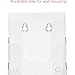 Deflecto Multi-Compartment Docuholder, Countertop or Wall Mount, 4-Tiered Literature Holder, Small Size, Clear, 4-7/8
