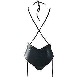 Sexy Dominant Leather Lingerie For Women Cut Out