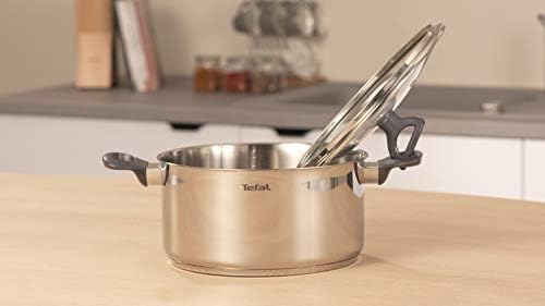 DAILYCOOK Faitout 24 cm Inox + Couvercle Tous Feux Dont Induction - Cuisine A Vivre DAILYCOOK Faitout 24 cm Inox + Couvercle Tous Feux Dont Induction