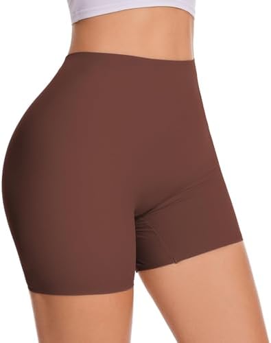 Sugar Sunday Cotton Slip Shorts for Women Under Dress Anti Chafing Boy  Shorts Panties Boxer Briefs Long Underwear Bike Short Brown Small at Amazon  Women's Clothing store