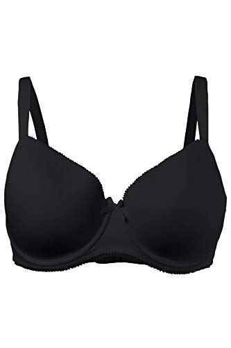Ulla-Popken-Damen-groe-Gren-Bgel-BH-bis-110D-Dessous-Softschalen-verstellbare-Trger-Nahtlos-Uni-Zierschleife-697144