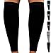 SB SOX Compression Calf Sleeves (20-30mmHg) for Men & Women - Perfect Option to Our Compression Socks - For Running, Shin Splint, Medical, Travel, Nursing, Cycling, Leg Pain (Solid - Black, Medium)