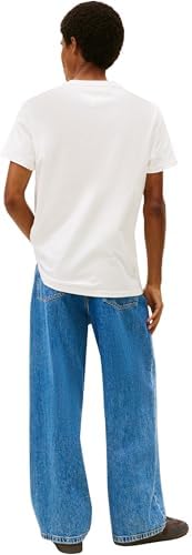 T-Shirt TJM Slim Entry Bills SS Tee DM0DM22321 S/S, Blanc (écru), XXL, Blanc (écru), XXL