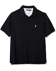 Nautica Men's Classic Fit Short Sleeve Solid Soft Cotton Polo Shirt
