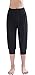 HOEREV Brand Women's Super Soft Modal Spandex Harem Yoga Pilates Capri Pants
