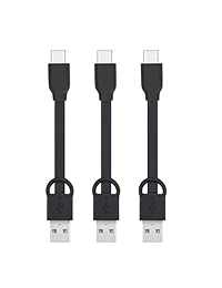 Cable de carga corto, llavero Powerline de 4 pulgadas, compatible con iPhone 8 7 Plus, iPhone 6S   6 s Plus, iPhone SE, iPad, iPod Touch, iPod (3 paquetes)