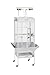 Prevue Hendryx 3151W Pet Products Wrought Iron Select Bird Cage, 18-Inch by 18-Inch by 57-Inchthumb 2