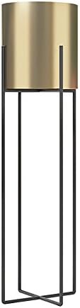 Rui Heng Plant Theatre Metal Iron Flower Stand Indoor Nordic Garden Patio Stands Plant Flower Pot Rack Garden (Color : Gold)