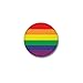 CafePress - Gay Pride Flag Mini Button - 1