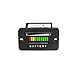 Auto-Parts-Eshop 48V Volt LED Battery Indicator Meter Gauge Charge Discharge Testers for Lead-Acid Battery Motorcycle EZGO Club Car Yamaha Golf Cart Car Jet Ski Rectangle