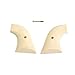 HOGUE 79570 Scrimshaw Grips, Ivory Cowboy Panels, XR3 Blackhawk/Vaquero