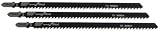 Bosch T744D3 3-Piece 6 In. 7 TPI Speed for Wood T-Shank Jig Saw Blades