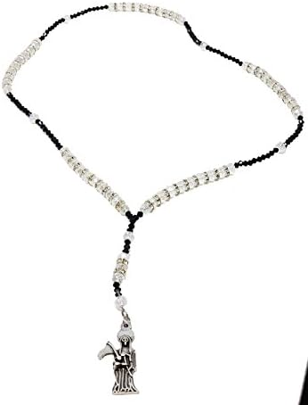 Rosary White Santa Muerte Holy Death Grim Reaper