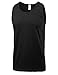 JC DISTRO Mens Hipster Hip Hop Basic Tank Top Soft Cotton Jersey Shirts Black Small