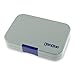 YUMBOX TAPAS Larger Size (Flat Iron Gray) Leakproof Bento lunch box with 4 compartment NYC illustrated removable food tray for Adults, Teens & Pre-teens